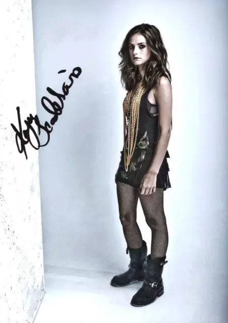 SKINS : EFFY SIGNED PHOTO POSTER 12"X8" A4 Kaya Scodelario