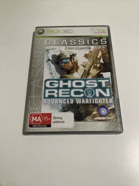 Ghost Recon Advanced Warfighter Tom Clancys Microsoft Xbox 360 Complete W Manual