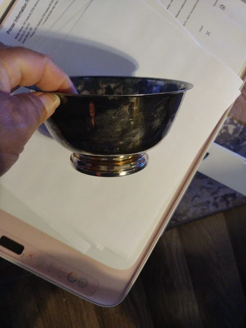 Vintage Oneida Silver Paul Revere Reproduction Bowl