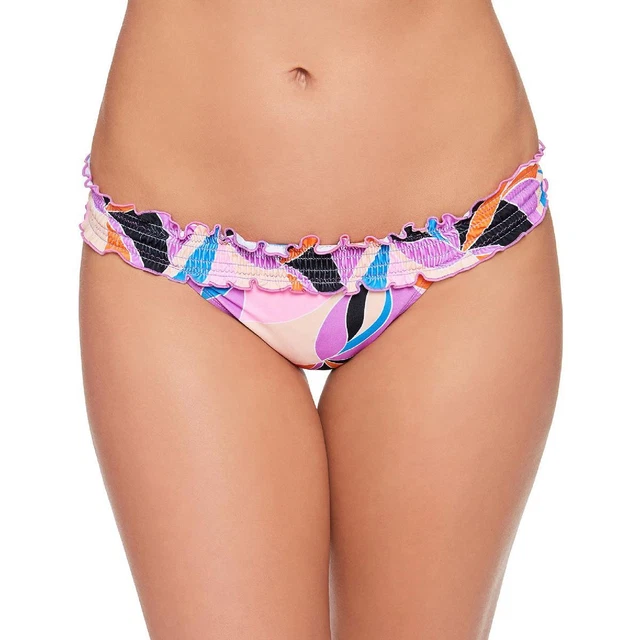 Salt + Cove Womens Kaleidescope Purple Swim Bottom Separates Juniors XS 8878