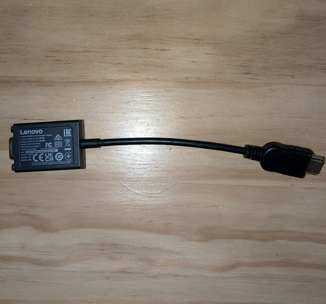 Câble Adaptateur USB-C Mâle Vers VGA Mâle 1,8 M - Full HD 1080p Pour PC, Projecteurs - 10