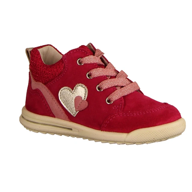 Superfit Avrile Mini 0063765000 Ragazza, Scarpe Mezze, Rosso/Rosa, Pelle/Tessuto
