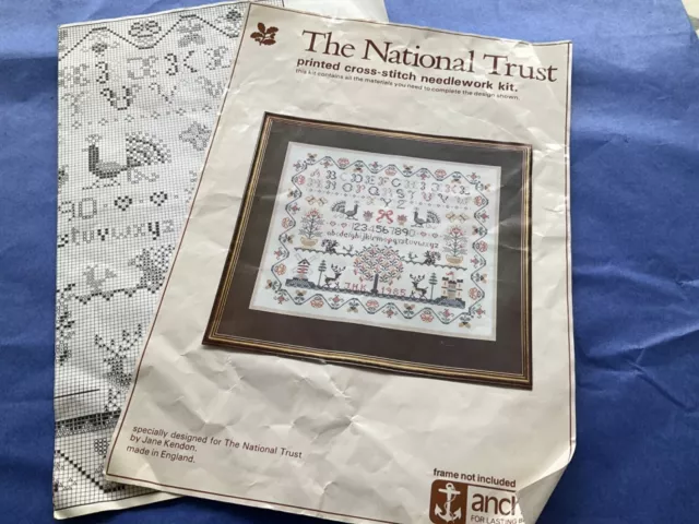Cross Stitch Kit The  National Trust Alphabet Sampler