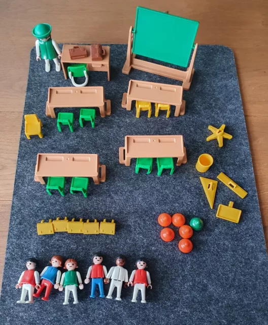 Playmobil Klicky Konvolut, Schule, Figuren & Zubehör, 80er, Vintage