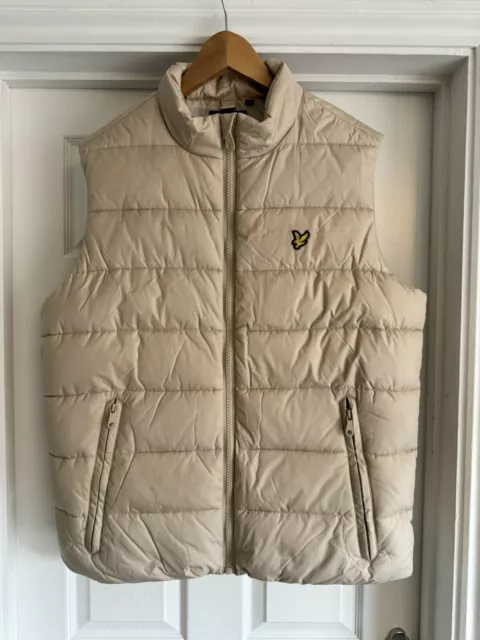 SPLENDIDO CAPPOTTO GILET IMBOTTITO LILE & SCOTT Tampone Zip Up GILET NUDO Taglia X-LARGE XL