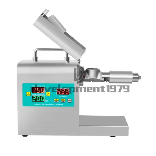 820W Automatic Oil Press Machine Peanut Cold Hot Seed Oil Extractor TEMP Control