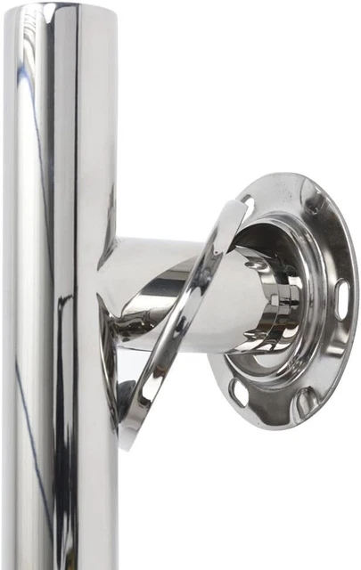 Nrs Healthcare Spa Stainless Steel Curved Grab Rail Smooth Edges Easily Fixed 2