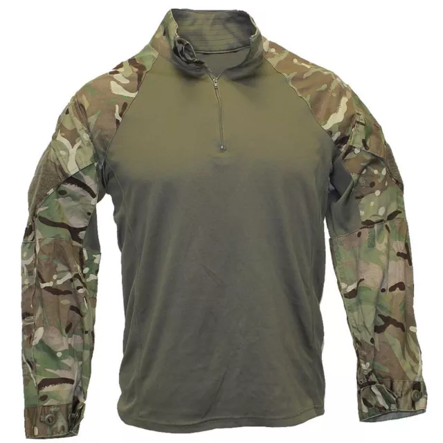 Mtp Green Ubac Long Sleeve Under Armour Shirt Warm Weather Genuine British Army