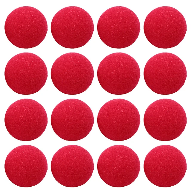 40 Pcs Boule De Nez Clown Éponge Enfant Décorations Noël Mousse
