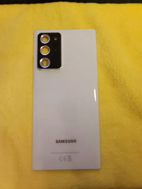 Samsung Galaxy Note 20 ULTRA Akkudeckel Backcover Glas Case Gehäuse White Weiß