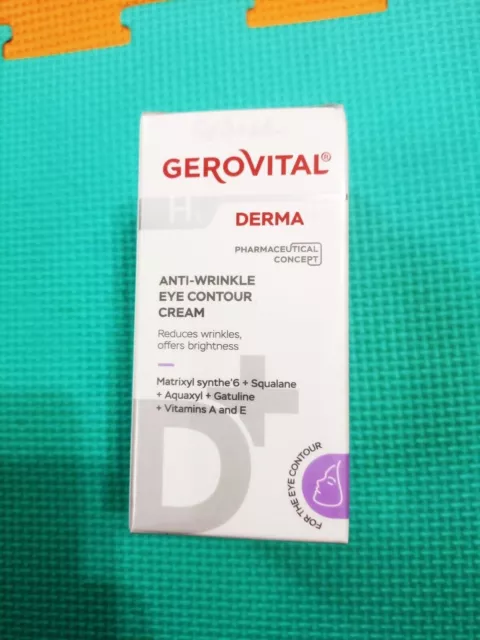 Gerovital derma+ crema contorno de ojos aporta luminosidad a las ojeras 15 ml