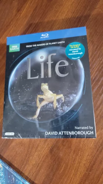 Life Narrated By David Attenborough Blu Ray 4 Disc Set Bbc Earth New