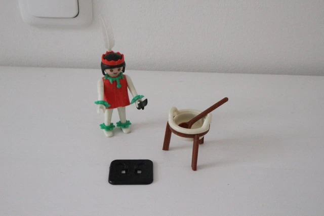 Lot 2 Crochets Tissu Playmobil - Thème Magasin Indien Western Natif - Occasion