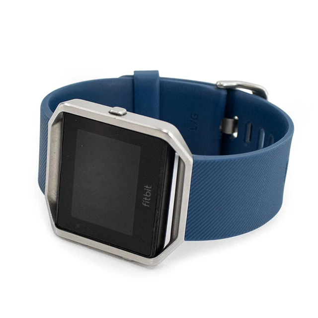 FITBIT BLAZE SMART Fitness Activity Tracker Watch Large Blue Band FB502SBKL 15.50 PicClick
