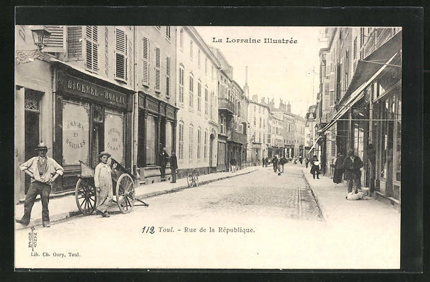 CPA Toul, Rue de la Republique