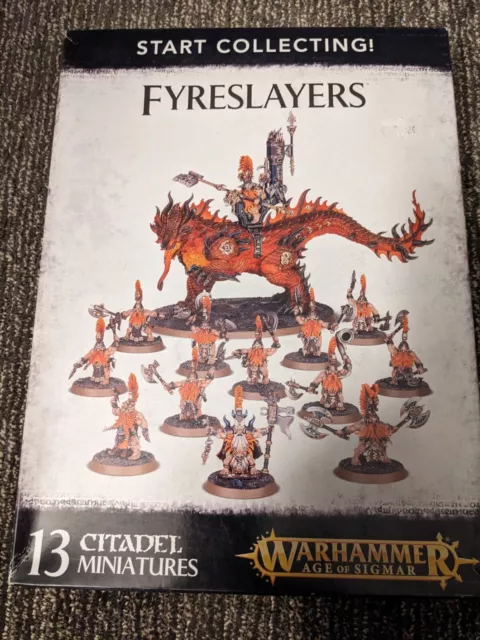Warhammer AOS Age of Sigmar Start Collecting Fyreslayers! New!