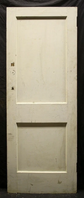 27.5"x73" Antique Vintage Old Interior Exterior SOLID Wood Wooden Door 2 Panels