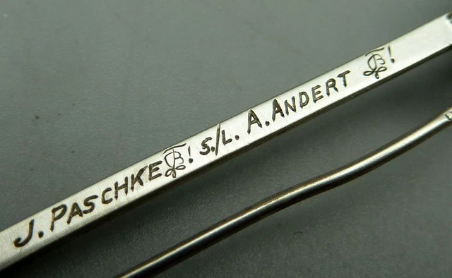 JK66 Studentika Degen Corps Borussia Berlin Mensur Schläger 800 Silber Emaille 7