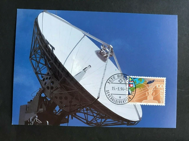 Schweiz 1994 Maximumkarte 1 Fr. Zwischenmenschliche Kommunikation