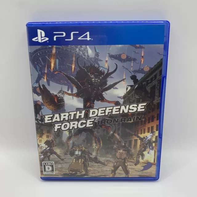 EARTH DEFENSE FORCE Iron Rain Sony PS4 Game NTSC-J Japan Import