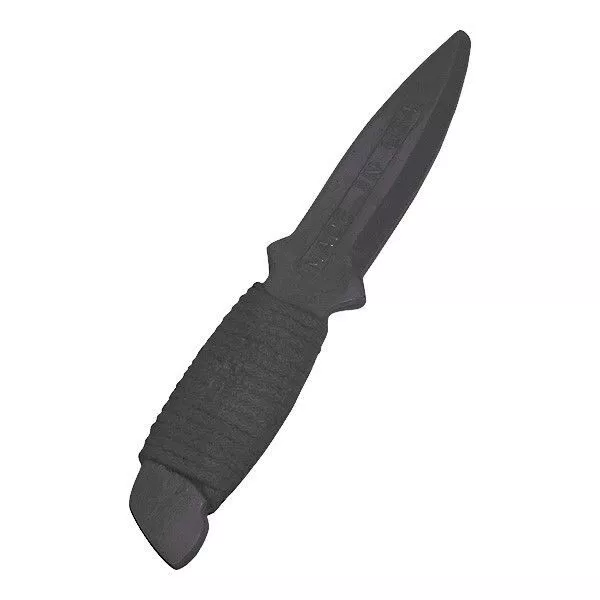 Black Ronin Gear Rubber USA Rubber 8" Short Dagger Knife Escrima Kali