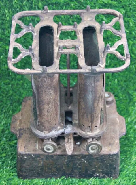 Rare Antique Original Beatrice Sad Iron Kerosene Heater Stove Crafted in England