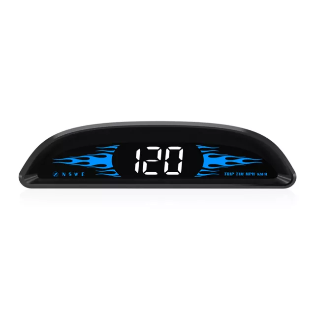 Car Head- Display Digital  Navigation Speedometer  Dual System M0Z2