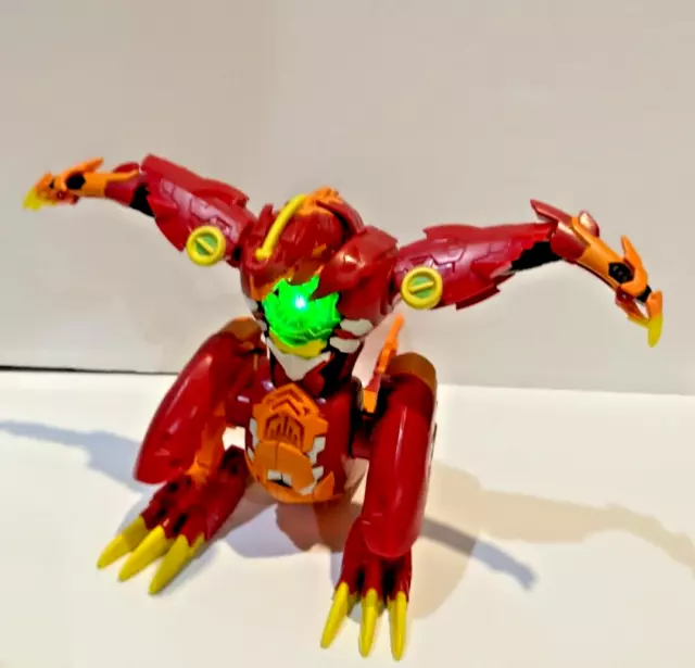 Bakugan Dragonoid Maximus 8-Inch Figure Lights Sounds Battle Planet Working RARE