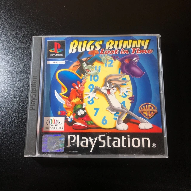 BUGS BUNNY LOST in Time PS1 (COMPLETE) Sony PlayStation Black Label ...
