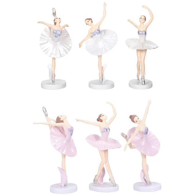 6 pz set giochi sculture bianco PVC balletto
