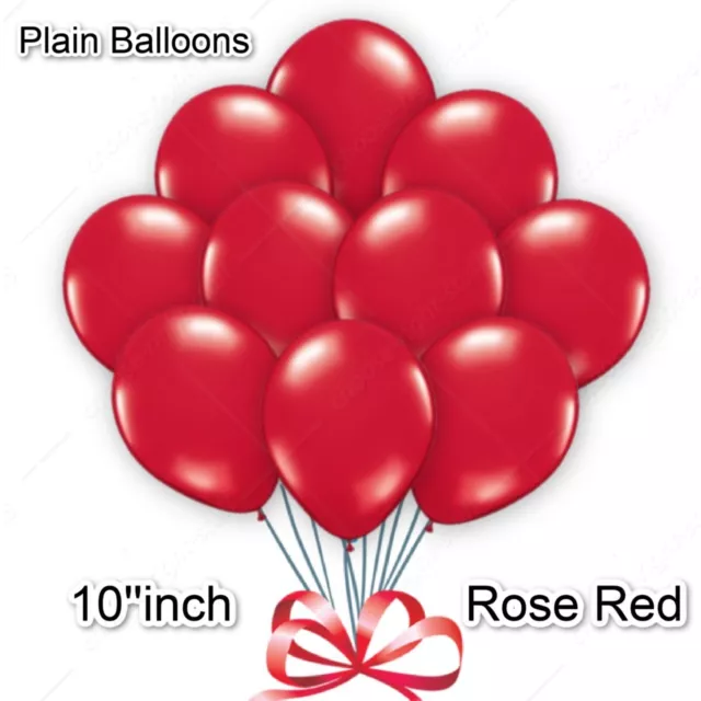 GROSSHANDEL EINFACHE BALLONS 10 Zoll Luft/Helium JOB SET für alle Anlass Ballons UK