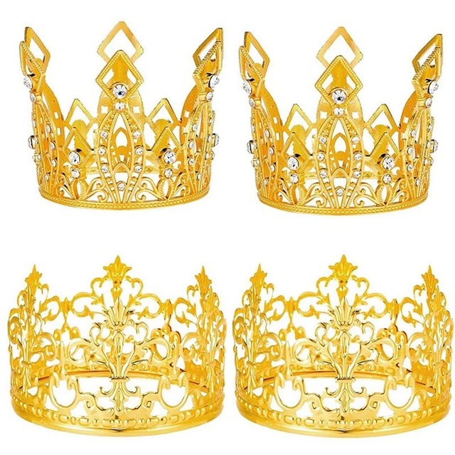 4 Pezzi D' Cake Topper Diadema Cake Topper per Matrimonio E9X5