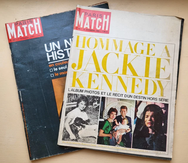 MAGAZINE PARIS MATCH N° 765 - 7 DECEMBRE 1963 - N° HISTORIQUE ASSASSINAT J.F.K