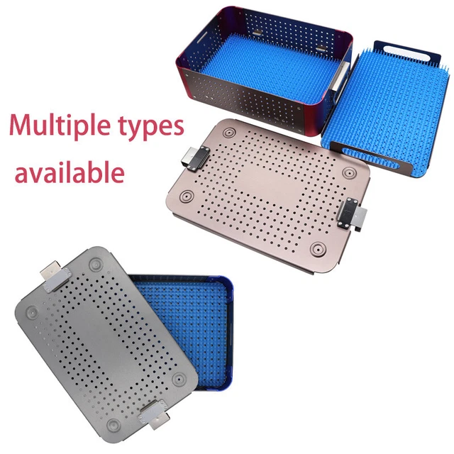 New Optional Sterilization Tray Box Case Universal Surgical Instrument