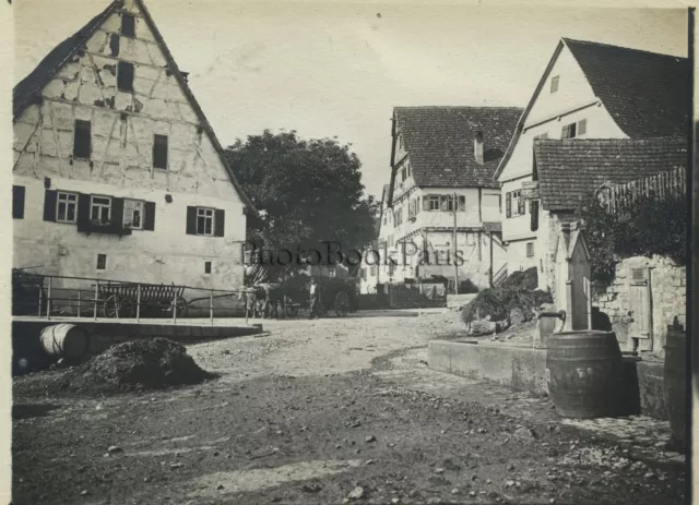 Suisse Allemagne France ? Photo Vintage argentique ca 1905