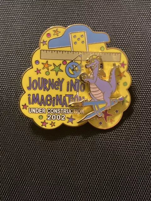 Disney Wdw Journey Into Imagination Figment Under Construction 2002 Pin Le 3500