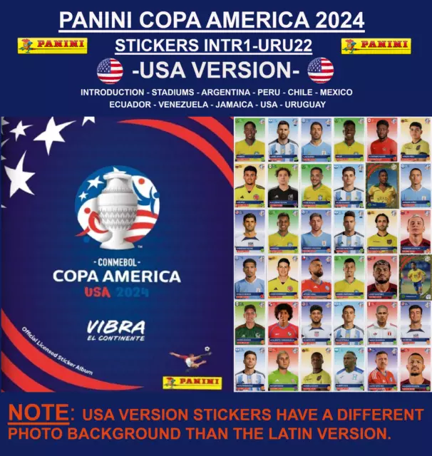 *USA VERSION* Panini Copa America 2024 - Stickers INTR1 - URU22