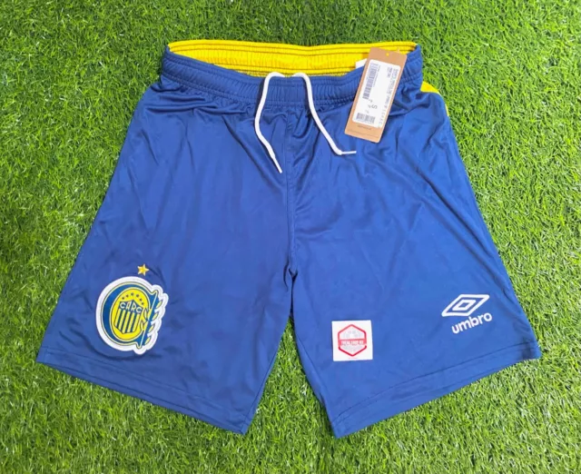 Pantalon Corto De Futbol Rosario Central 24 Umbro New Primera Equipacion