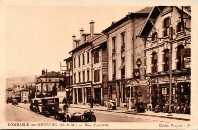 Postcard France Dombasle-sur-Meurthe  Rue Nationale