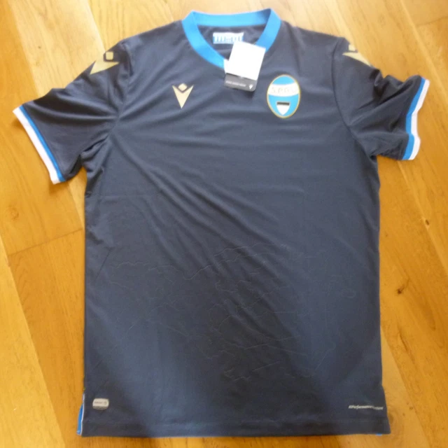 Maillot De Football Extérieur SPAL 2019/2020, Taille 3XL, Couleur Or, Occasion - Bon état Avec Traces D'usure