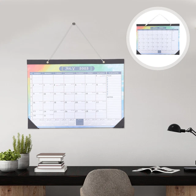 2024 HOME CALENDAR 2024 Calendar Holiday Hanging 2023-2024 Monthly Tear ...
