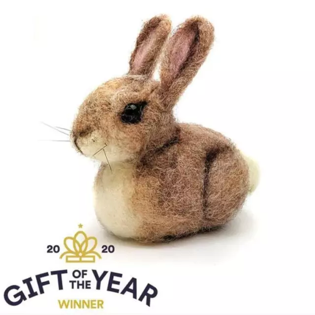 The Crafty Kit Co - Baby Bunny needle felting kit