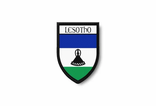 Toppe toppa patch bandiera termoadesiva stemma ricamate blasone lesotho