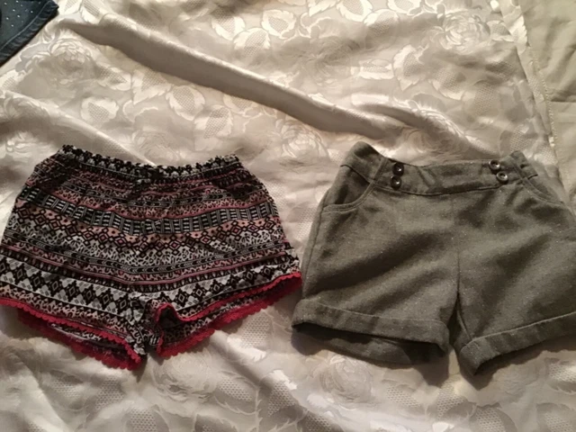 Immaculate Bundle Girls Clothes (9) Shorts/Dress/Skirt/Tops Etc Age 3/5 Years 8