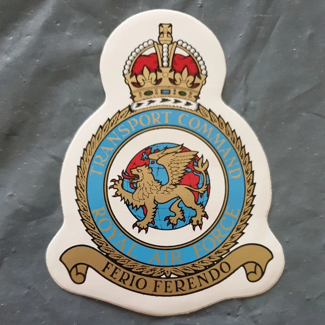 ROYAL AIR FORCE Transport Command crest Sticker £5.43 - PicClick UK