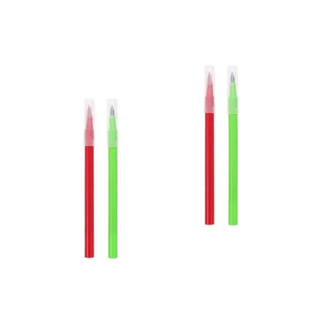 4 Pcs Commestibile Rosso Penna Colorante Alimentare