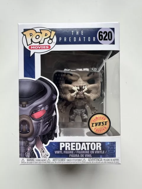 Predator #620 The Predator Chase Funko Pop *Rare Box Error* + Pop Protector