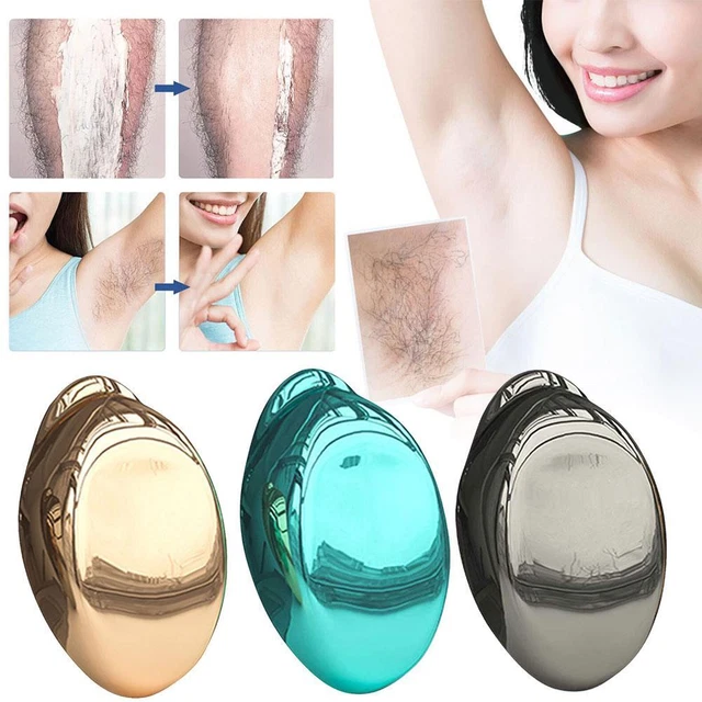 Eliminador de cabello cristal indoloro con borrador de cabello h ot
