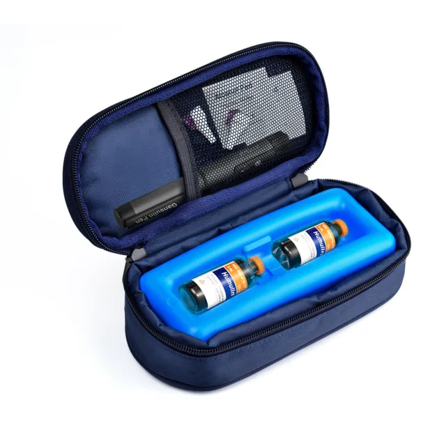 Bolsa de insulina portátil médica de viaje bolsa enfriador bolsa estuche de insulina para diabéticos 1 pieza