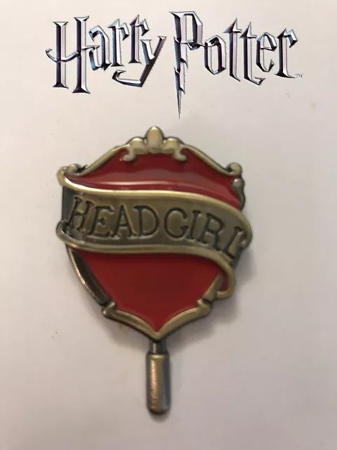 Hogwarts Headgirl Pin, Gryffindor House Universal, Wizarding World Harry Potter
